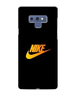 Чехол для Samsung Galaxy Note 9 с картинкой «Золотой логотип Nike»