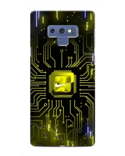 Чехол для Samsung Galaxy Note 9 с картинкой «Nike — золотая искра»