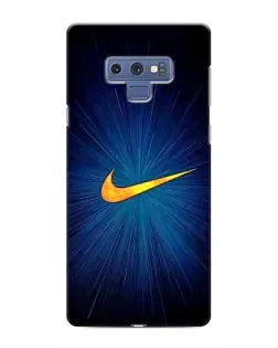 Чехол для Samsung Galaxy Note 9 с картинкой «Синий пульс Nike»