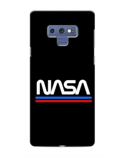 Чехол для Samsung Galaxy Note 9 с картинкой «NASA — классика Red Blue»