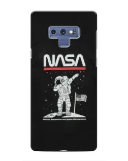 Чехол для Samsung Galaxy Note 9 с картинкой «NASA — шагаем по Луне»