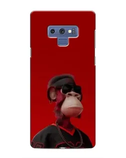 Чехол для Samsung Galaxy Note 9 с картинкой «Bored Ape в красном»