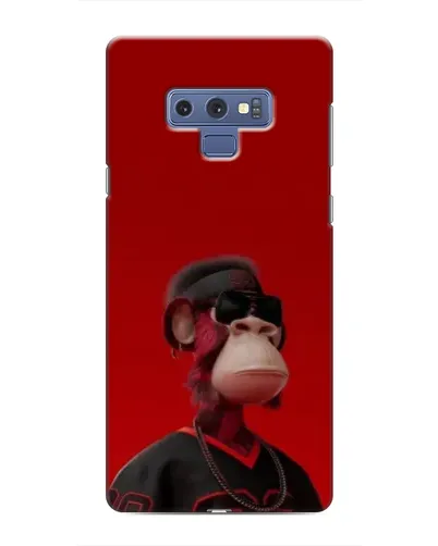 Чохол для Samsung Galaxy Note 9 з картинкою «Bored Ape в червоному»
