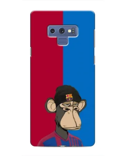 Чохол для Samsung Galaxy Note 9 з картинкою «Bored Ape — фанат Барси»
