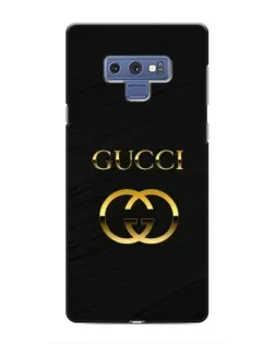 Чехол для Samsung Galaxy Note 9 с картинкой «Золотой логотип Gucci»