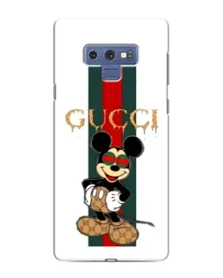 Чехол для Samsung Galaxy Note 9 с картинкой «Микки Маус Gucci — полосы»