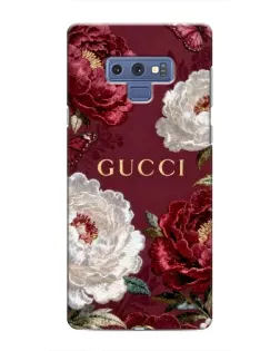 Чехол для Samsung Galaxy Note 9 с картинкой «Gucci — бордовые розы»