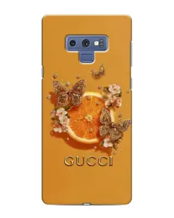 Чехол для Samsung Galaxy Note 9 с картинкой «Gucci — золотые бабочки»