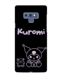 Чохол для Samsung Galaxy Note 9 з картинкою «Kuromi — чорний мінімалізм»