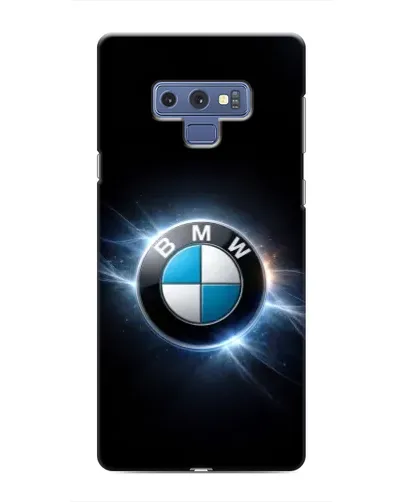 Чехол для Samsung Galaxy Note 9 с картинкой «BMW — неоновое сияние»