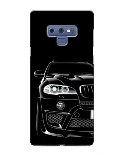 Чехол для Samsung Galaxy Note 9 с картинкой «Темный силуэт BMW»