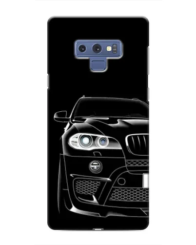 Чехол для Samsung Galaxy Note 9 с картинкой «Темный силуэт BMW»
