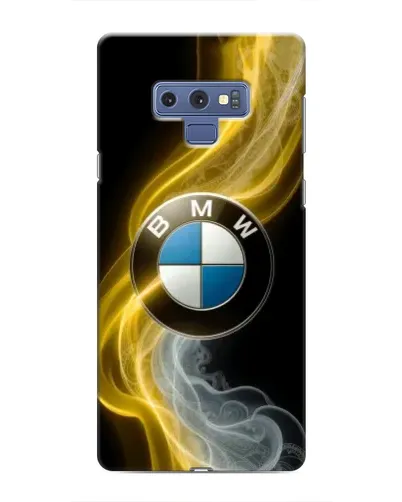 Чехол для Samsung Galaxy Note 9 с картинкой «Золотистый дым BMW»
