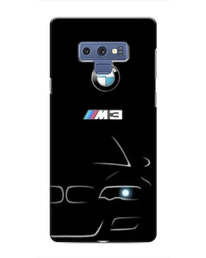 Чехол для Samsung Galaxy Note 9 с картинкой «Минималистичный принт BMW M3»