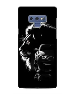 Чехол для Samsung Galaxy Note 9 с картинкой «BMW и лев»