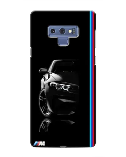 Чехол для Samsung Galaxy Note 9 с картинкой «Силуэт BMW в темноте»