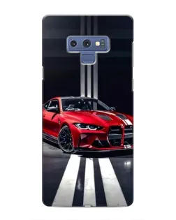 Чехол для Samsung Galaxy Note 9 с картинкой «Красная BMW на дороге»