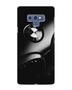 Чехол для Samsung Galaxy Note 9 с картинкой «Эмблема BMW — макро»