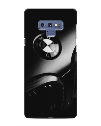Чехол для Samsung Galaxy Note 9 с картинкой «Эмблема BMW — макро»