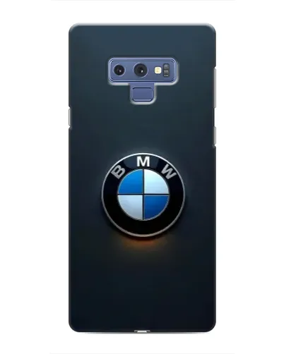 Чехол для Samsung Galaxy Note 9 с картинкой «Логотип BMW — минимализм»