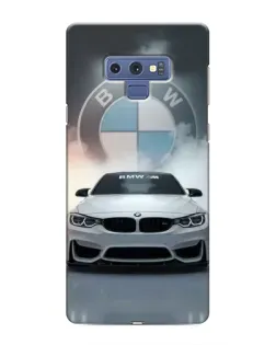 Чехол для Samsung Galaxy Note 9 с картинкой «BMW в белом дыму» Чехол для Samsung Galaxy Note 9 с картинкой «BMW в белом дыму»
