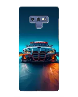 Чехол для Samsung Galaxy Note 9 с картинкой «BMW — огни неона» Чехол для Samsung Galaxy Note 9 с картинкой «BMW — огни неона»