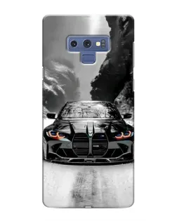 Чехол для Samsung Galaxy Note 9 с картинкой «BMW — акварельный дрифт» Чехол для Samsung Galaxy Note 9 с картинкой «BMW — акварельный дрифт»