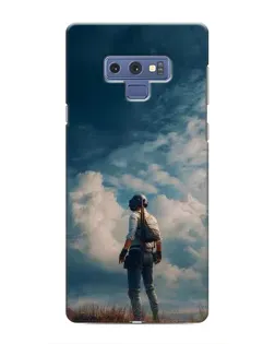 Чехол для Samsung Galaxy Note 9 с картинкой «Герой PUBG на скале»