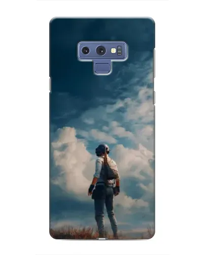 Чехол для Samsung Galaxy Note 9 с картинкой «Герой PUBG на скале»