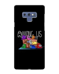Чехол для Samsung Galaxy Note 9 с картинкой «Логотип Among Us» Чехол для Samsung Galaxy Note 9 с картинкой «Логотип Among Us»