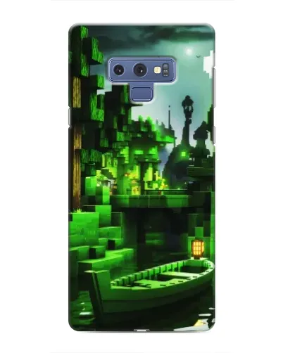 Чехол для Samsung Galaxy Note 9 с картинкой «Minecraft лесной пейзаж»