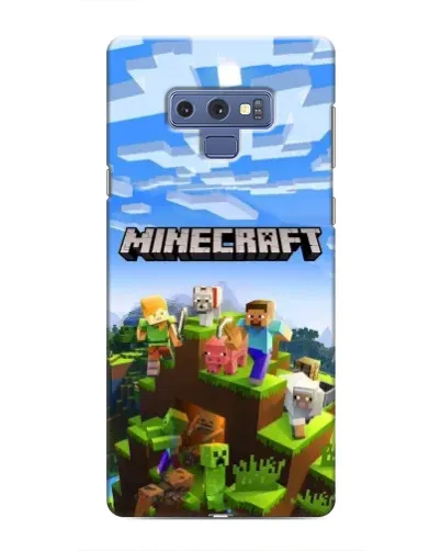 Чехол для Samsung Galaxy Note 9 с картинкой «Minecraft классический мир»