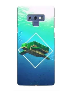 Чехол для Samsung Galaxy Note 9 с картинкой «Черепаха Minecraft»