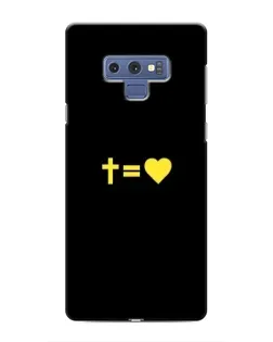 Чехол для Samsung Galaxy Note 9 с картинкой «Сердце и Крест»