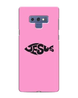 Чехол для Samsung Galaxy Note 9 с картинкой «Розовый символ  Jesus»