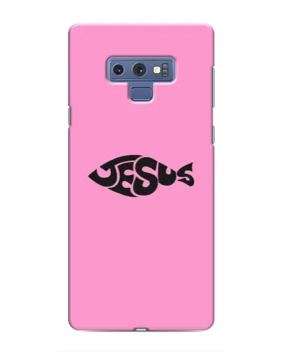 Чехол для Samsung Galaxy Note 9 с картинкой «Розовый символ  Jesus»