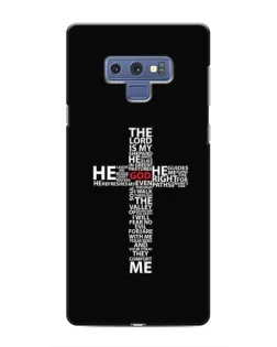 Чехол для Samsung Galaxy Note 9 с картинкой «Текстовый крест» Чехол для Samsung Galaxy Note 9 с картинкой «Текстовый крест»