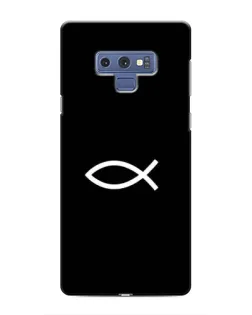 Чехол для Samsung Galaxy Note 9 с картинкой «Символ рыбы Jesus» Чехол для Samsung Galaxy Note 9 с картинкой «Символ рыбы Jesus»