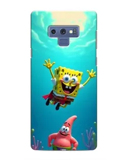Чехол для Samsung Galaxy Note 9 с картинкой «Спанч Боб под водой»