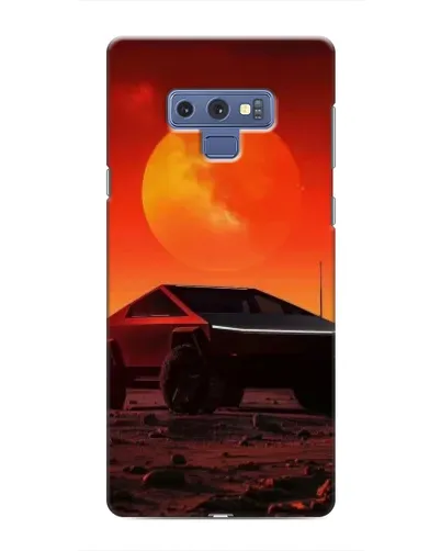 Чехол для Samsung Galaxy Note 9 с картинкой «Cybertruck на Марсе»