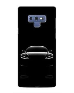 Чохол для Samsung Galaxy Note 9 з картинкою «Силует Tesla Night»