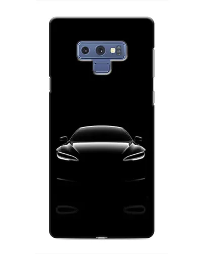 Чехол для Samsung Galaxy Note 9 с картинкой «Силуэт Tesla Night»
