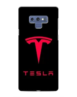 Чехол для Samsung Galaxy Note 9 с картинкой «Tesla Red Logo»