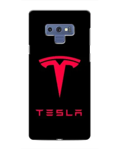 Чехол для Samsung Galaxy Note 9 с картинкой «Tesla Red Logo»