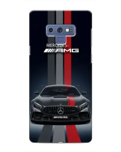 Чехол для Samsung Galaxy Note 9 с картинкой «Mercedes — белый карбон»