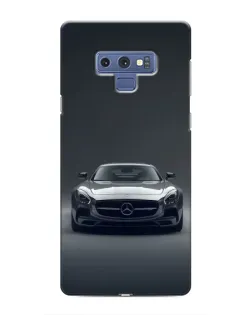 Чехол для Samsung Galaxy Note 9 с картинкой «Mercedes на черном»