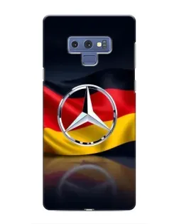 Чехол для Samsung Galaxy Note 9 с картинкой «Mercedes — флаг Германии»