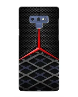 Чехол для Samsung Galaxy Note 9 с картинкой «Mercedes Carbon Grid»