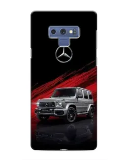 Чехол для Samsung Galaxy Note 9 с картинкой «Mercedes G-Class красный»