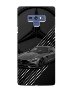 Чехол для Samsung Galaxy Note 9 с картинкой «Mercedes AMG — графика»